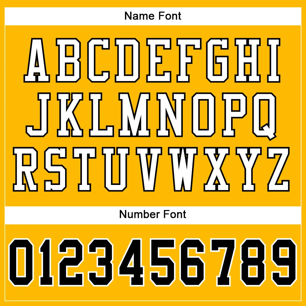 Custom Gold Black-White Mesh Authentic Football Jersey