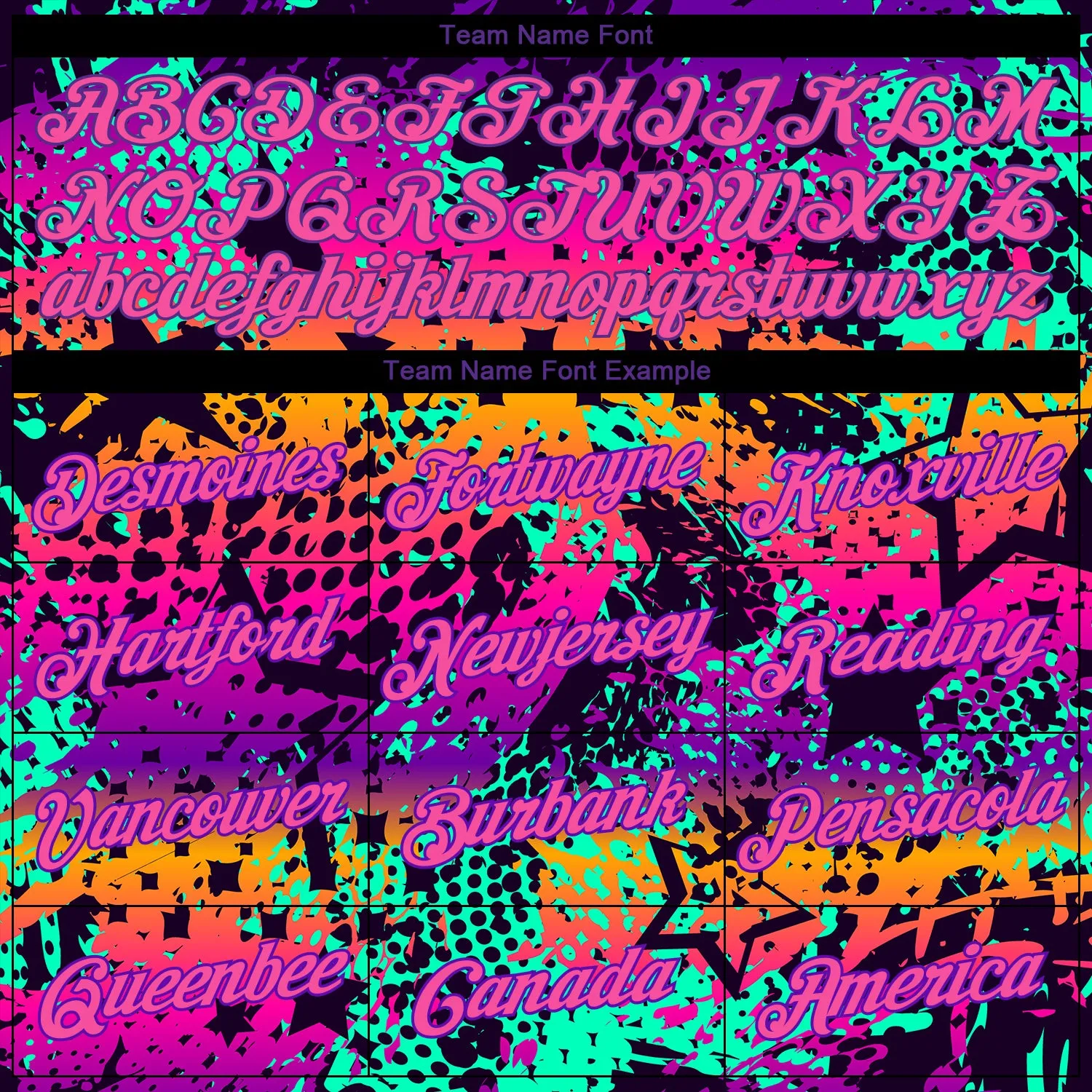 Custom Graffiti Pattern Pink-Purple 3D Performance T-Shirt