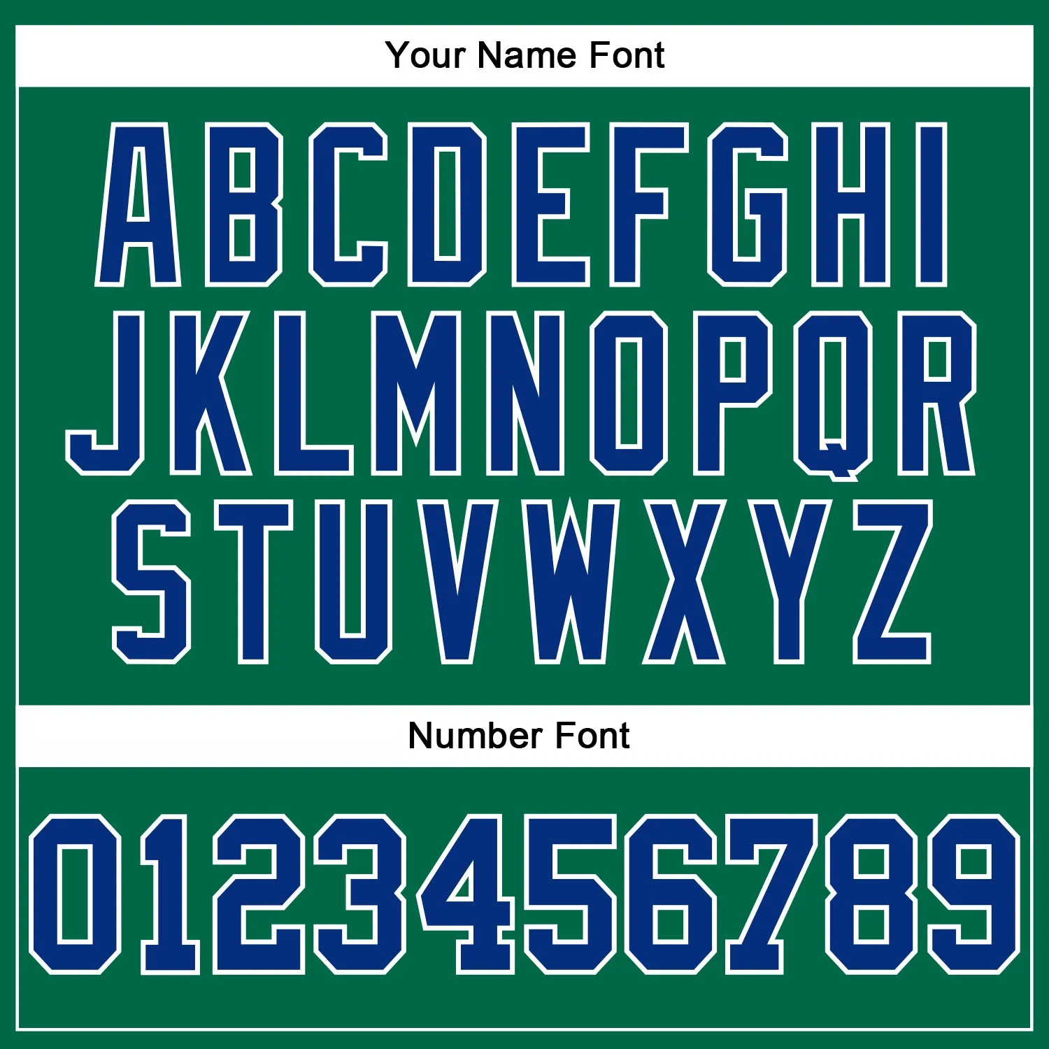 Custom Kelly Green Royal-White Mesh Authentic Football Jersey