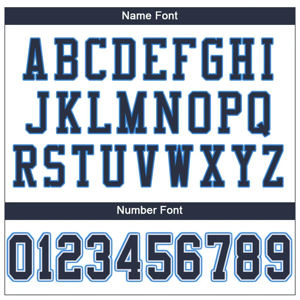 Custom White Navy-Powder Blue Mesh Authentic Football Jersey