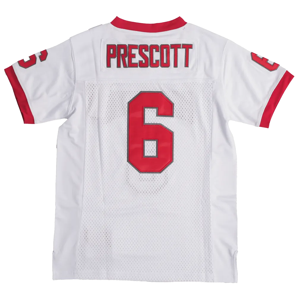 DAK PRESCOTT WHITE YOUTH HIGH SCHOOL FOOTBALL JERSEY