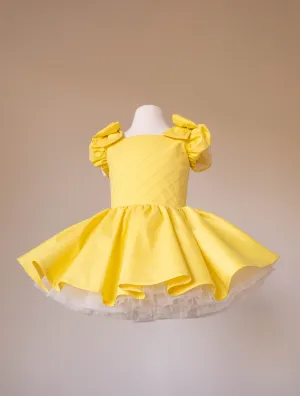 Doll dress in Yellow