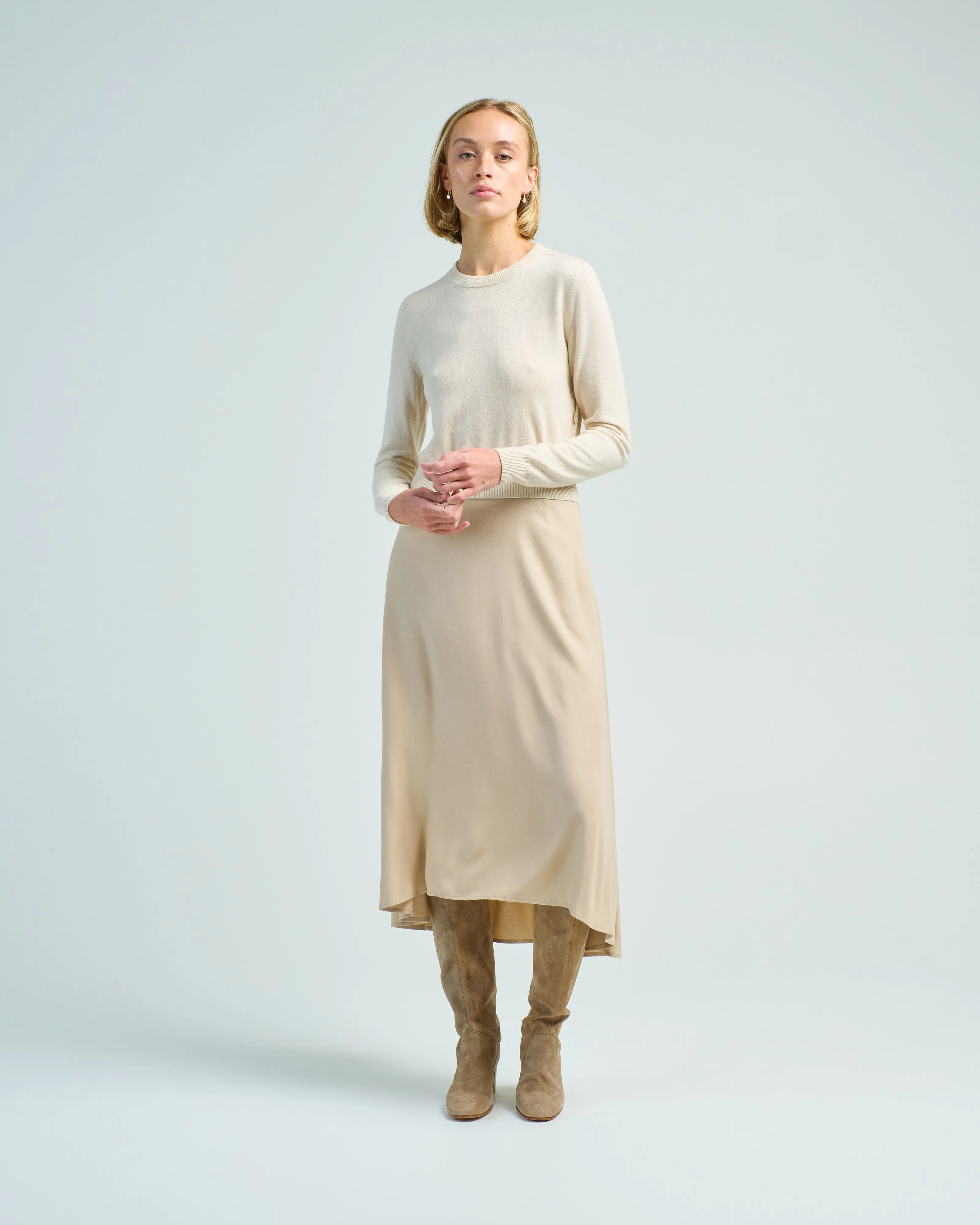double material dress