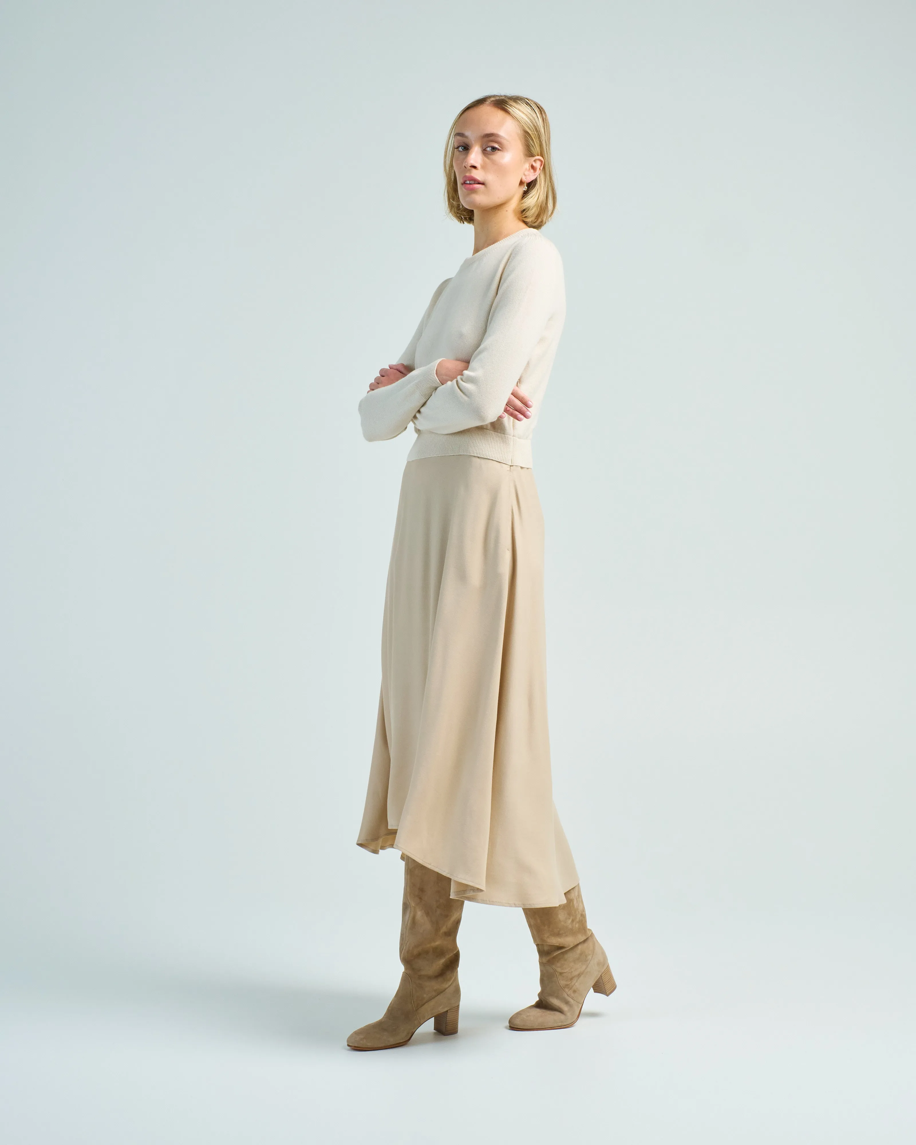 double material dress