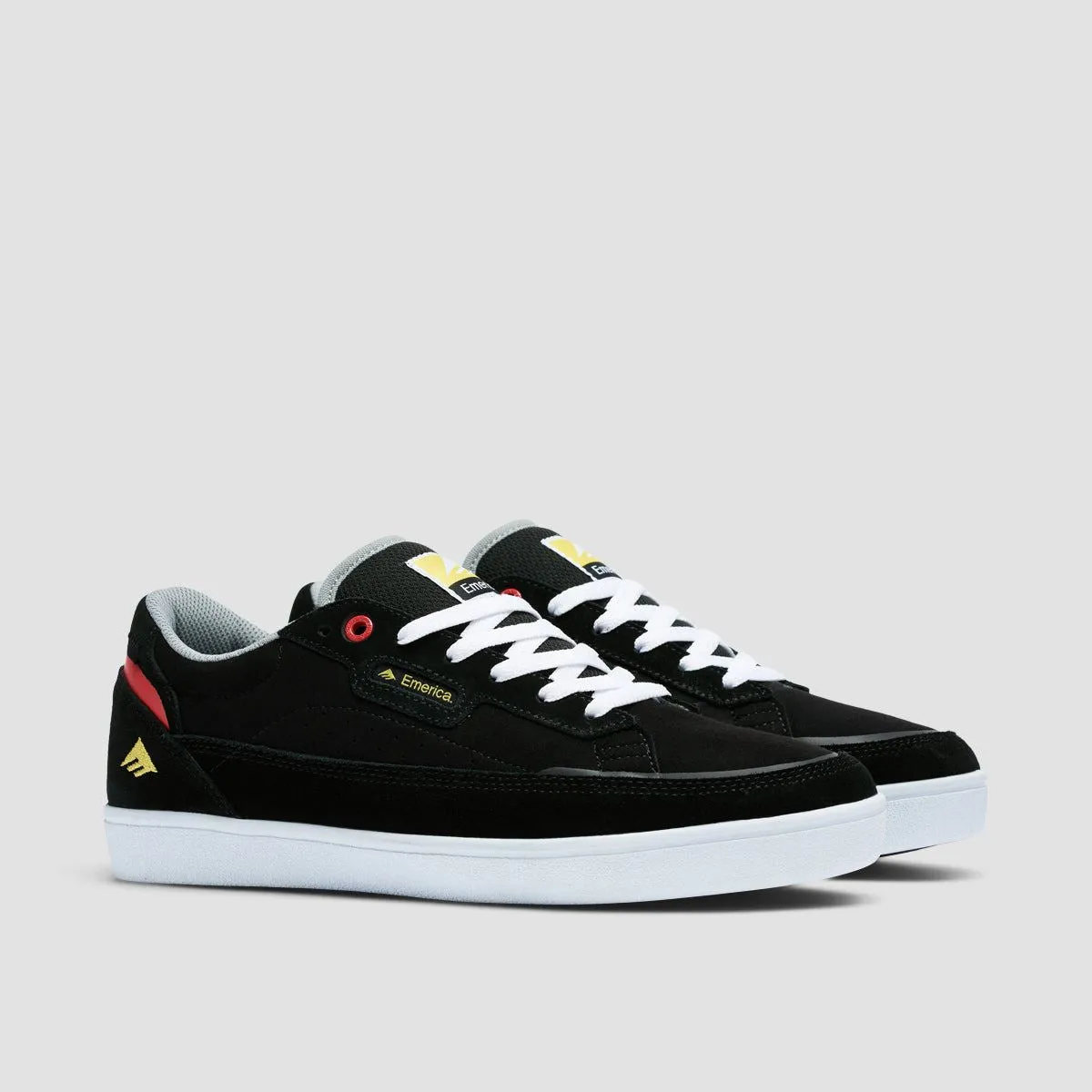 Emerica Gamma Shoes Black/White/Red