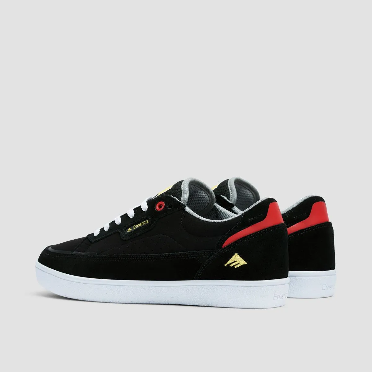 Emerica Gamma Shoes Black/White/Red