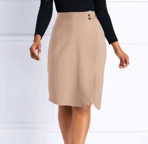 English Italian Half Wrap Skirt