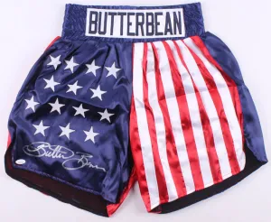 Eric "Butterbean" Esch Signed USA Boxing Trunks (JSA COA) (Size: Large)