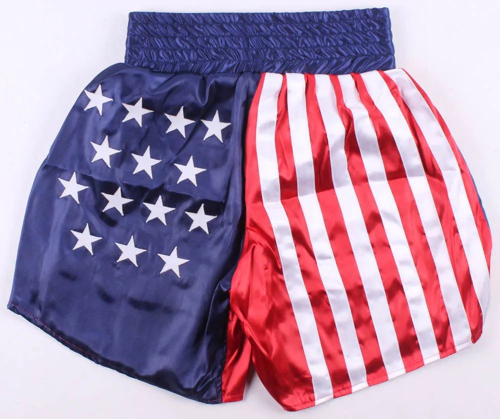 Eric "Butterbean" Esch Signed USA Boxing Trunks (JSA COA) (Size: Large)