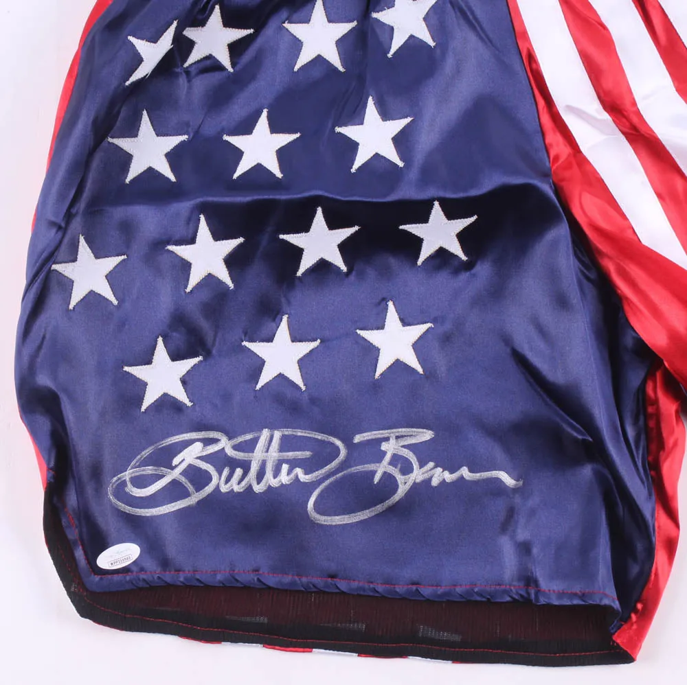 Eric "Butterbean" Esch Signed USA Boxing Trunks (JSA COA) (Size: Large)