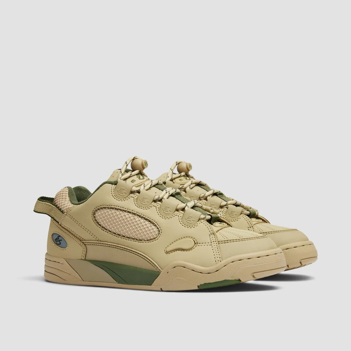 eS Muska Shoes - Tan/Green