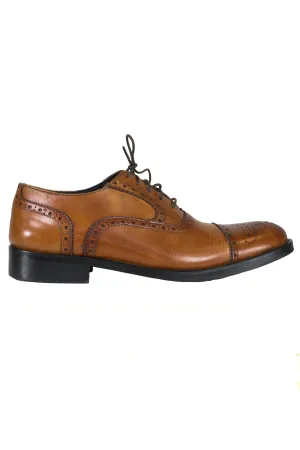 Firmani Wingtip Oxford Cognac
