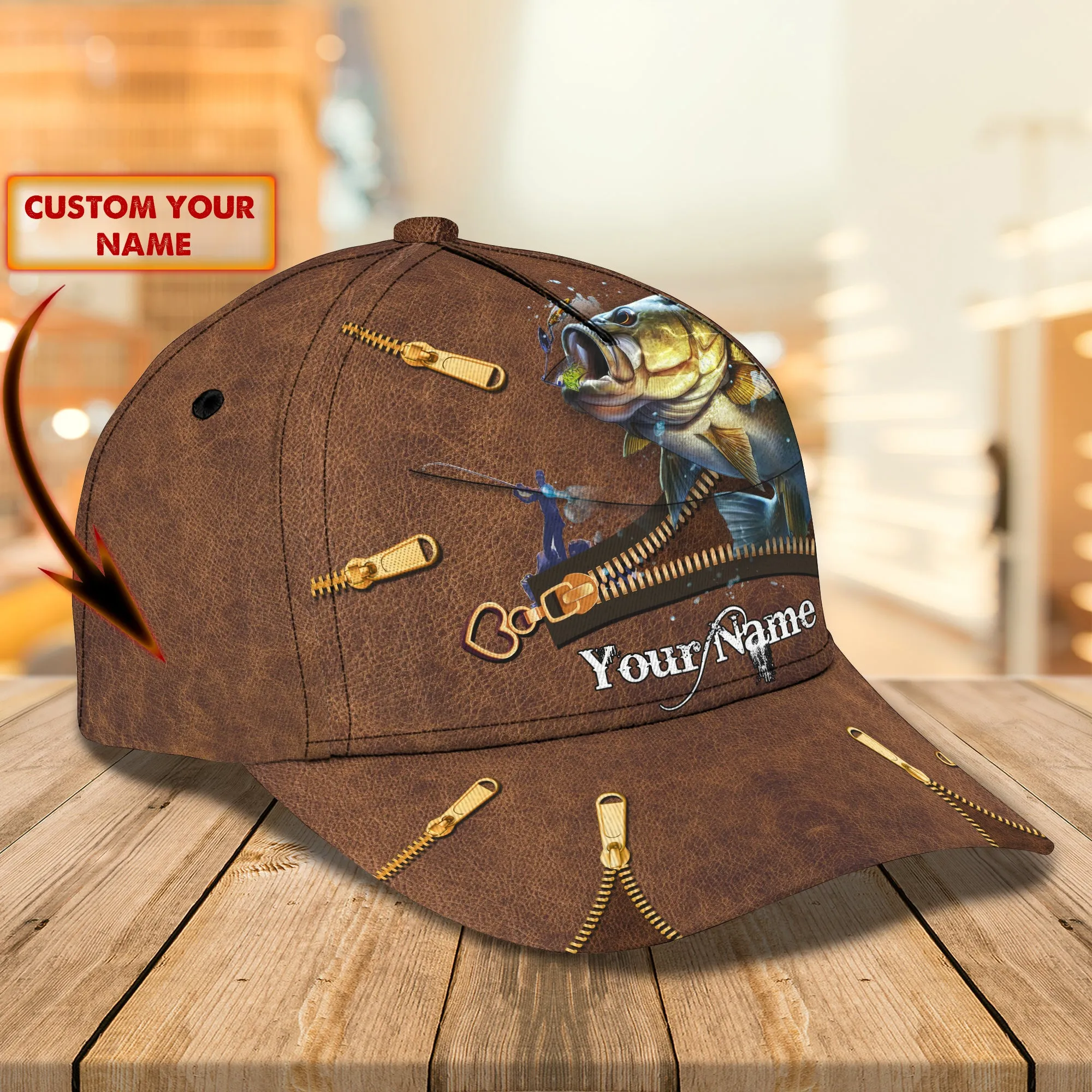 Fishing 03 - Personalized Name Cap - 16hb