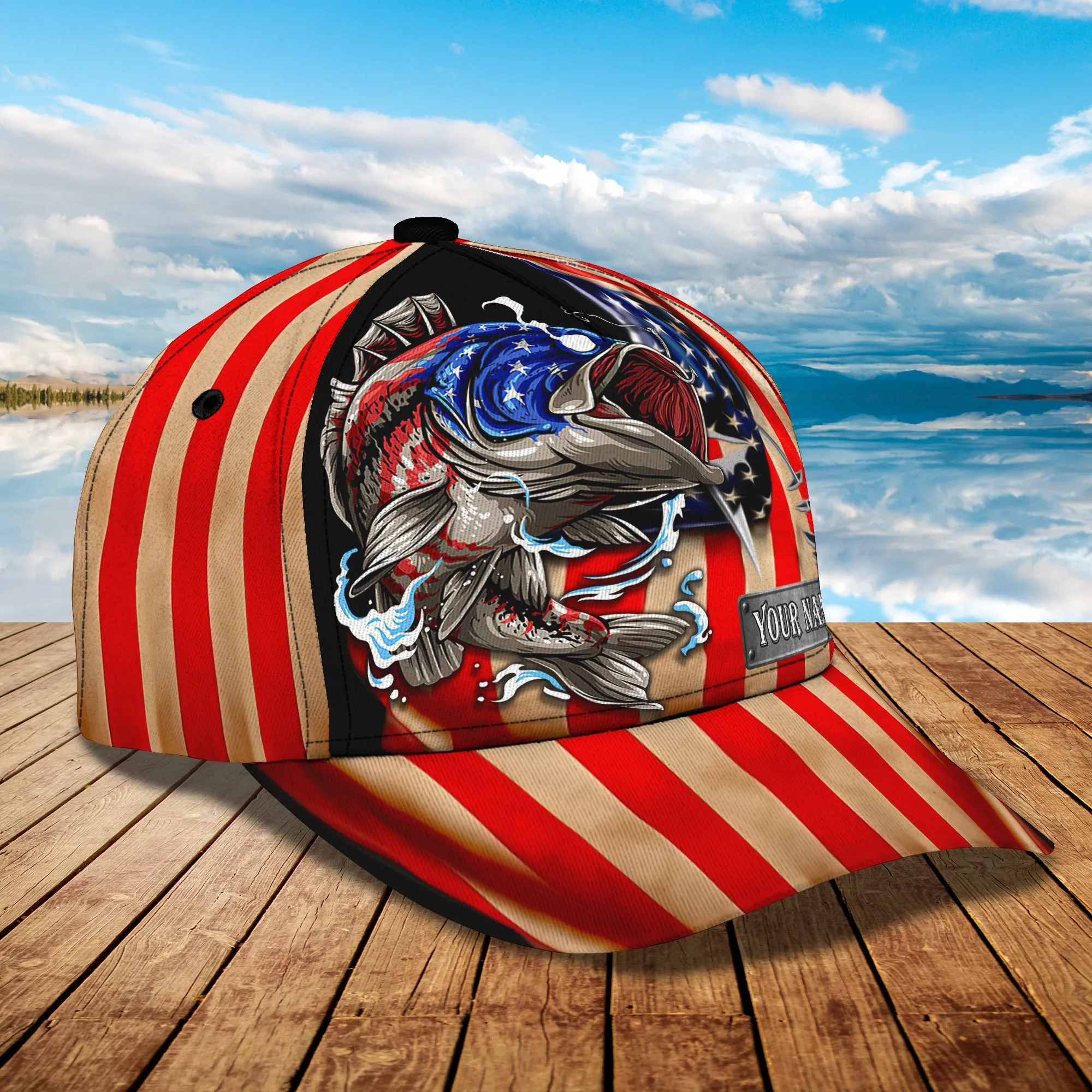 Fishing 22 - Personalized Name Cap - QA99