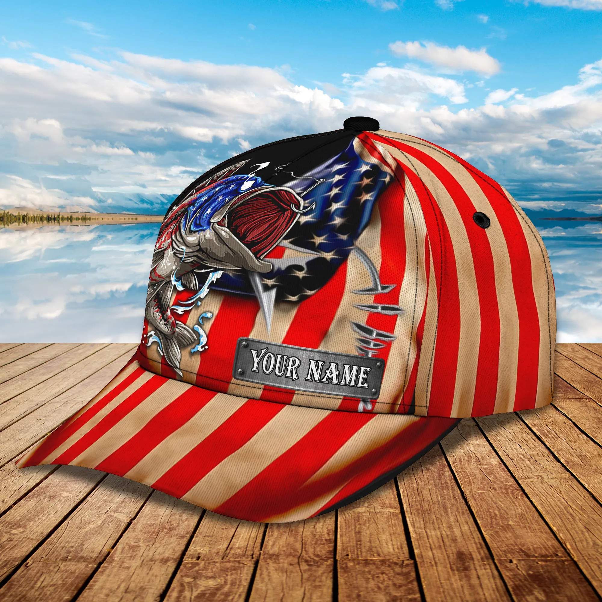 Fishing 22 - Personalized Name Cap - QA99
