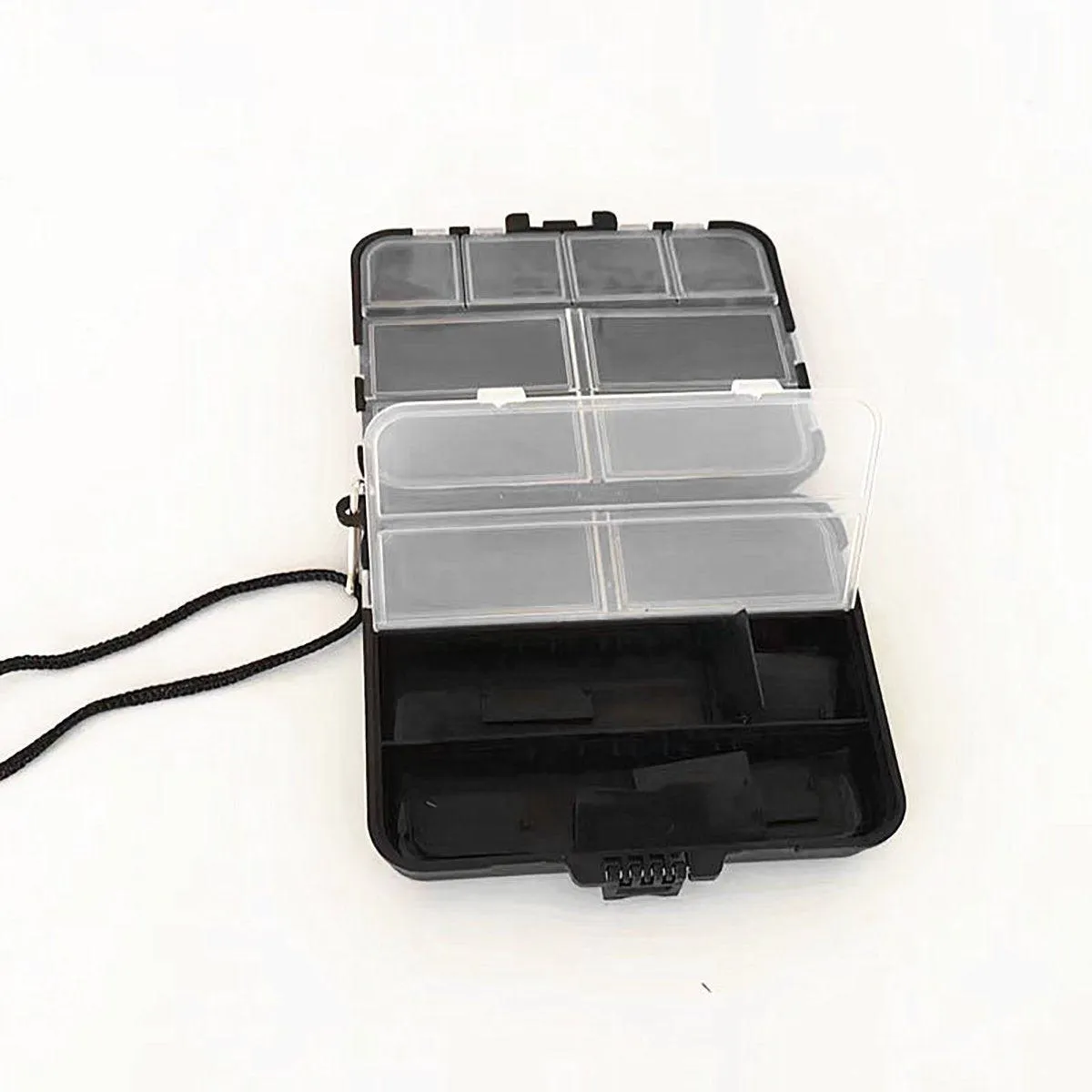 Fishing Accessories Storage Box with Hand Rope Hook Organizer for Fishing Gear