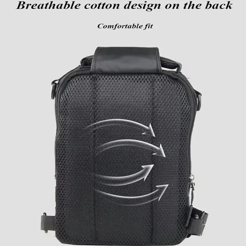 Fishing Backpack With Rod Holder Waterproof Fishing Bag Sling Fishing Backpack With Rod Holder Lightweight Fishing Pack Single