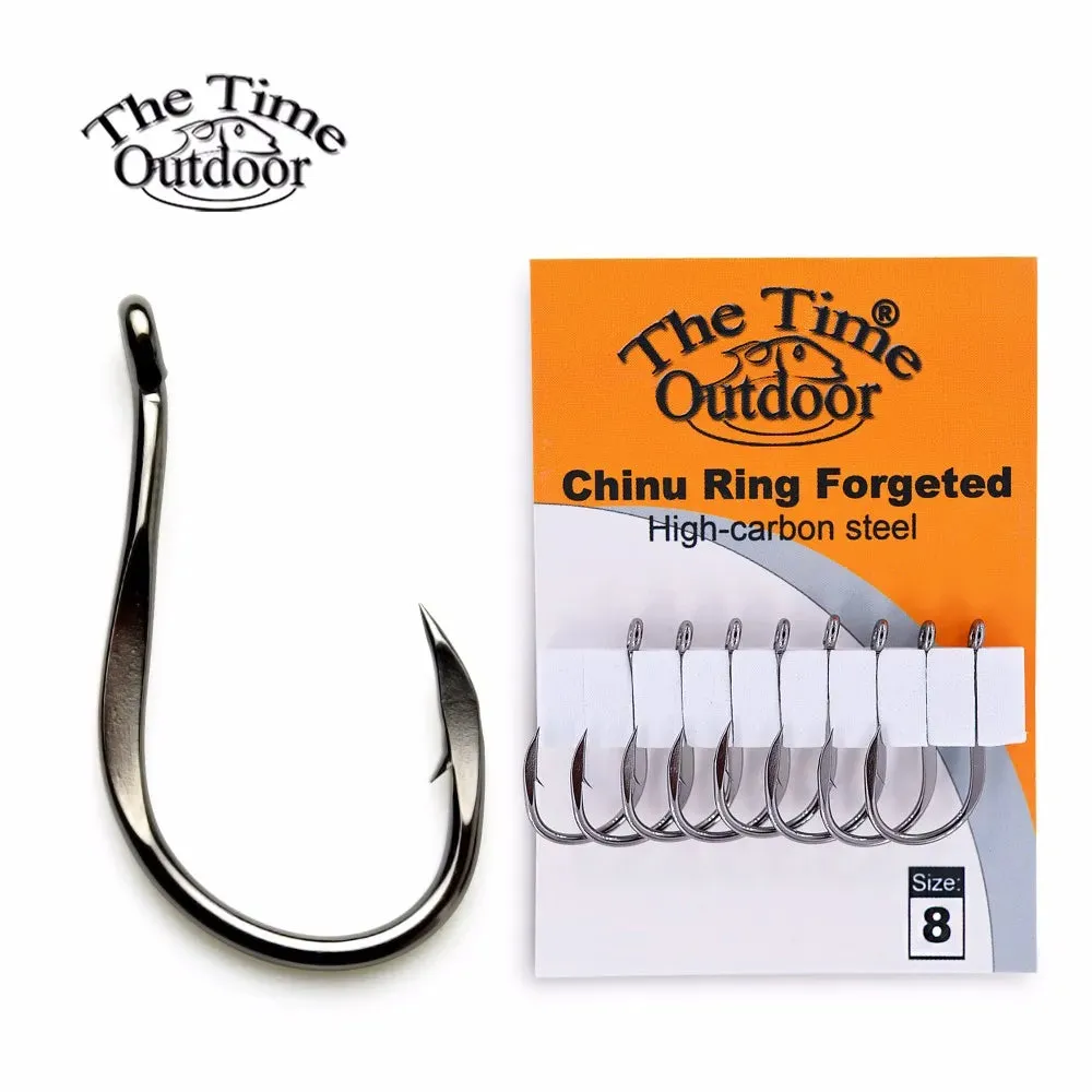 Fishing Hooks Ring Forged Carbon Steel Fish Hook Hight Quality