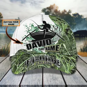 Fishing Is My Game - Personalized Name Cap - Co98