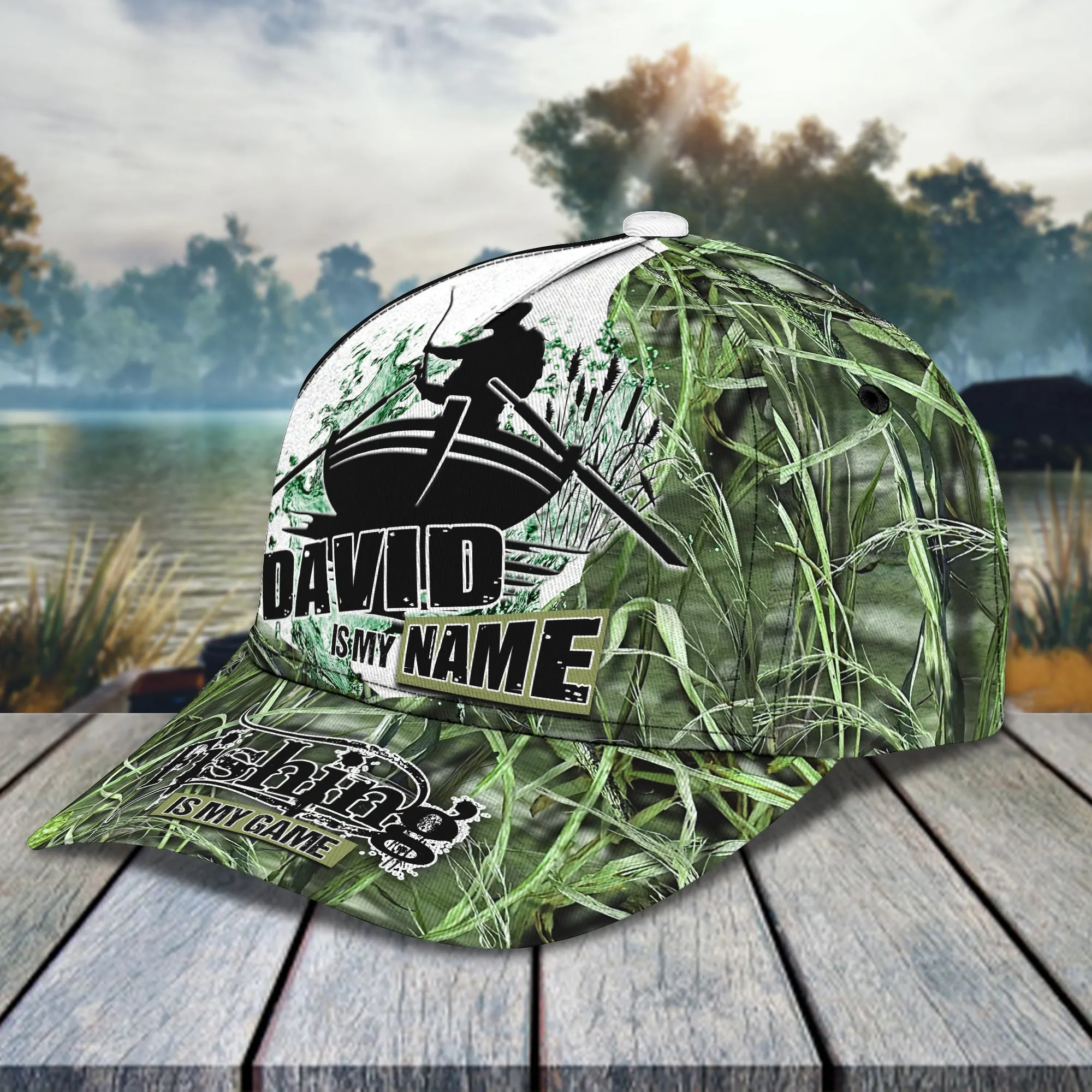 Fishing Is My Game - Personalized Name Cap - Co98