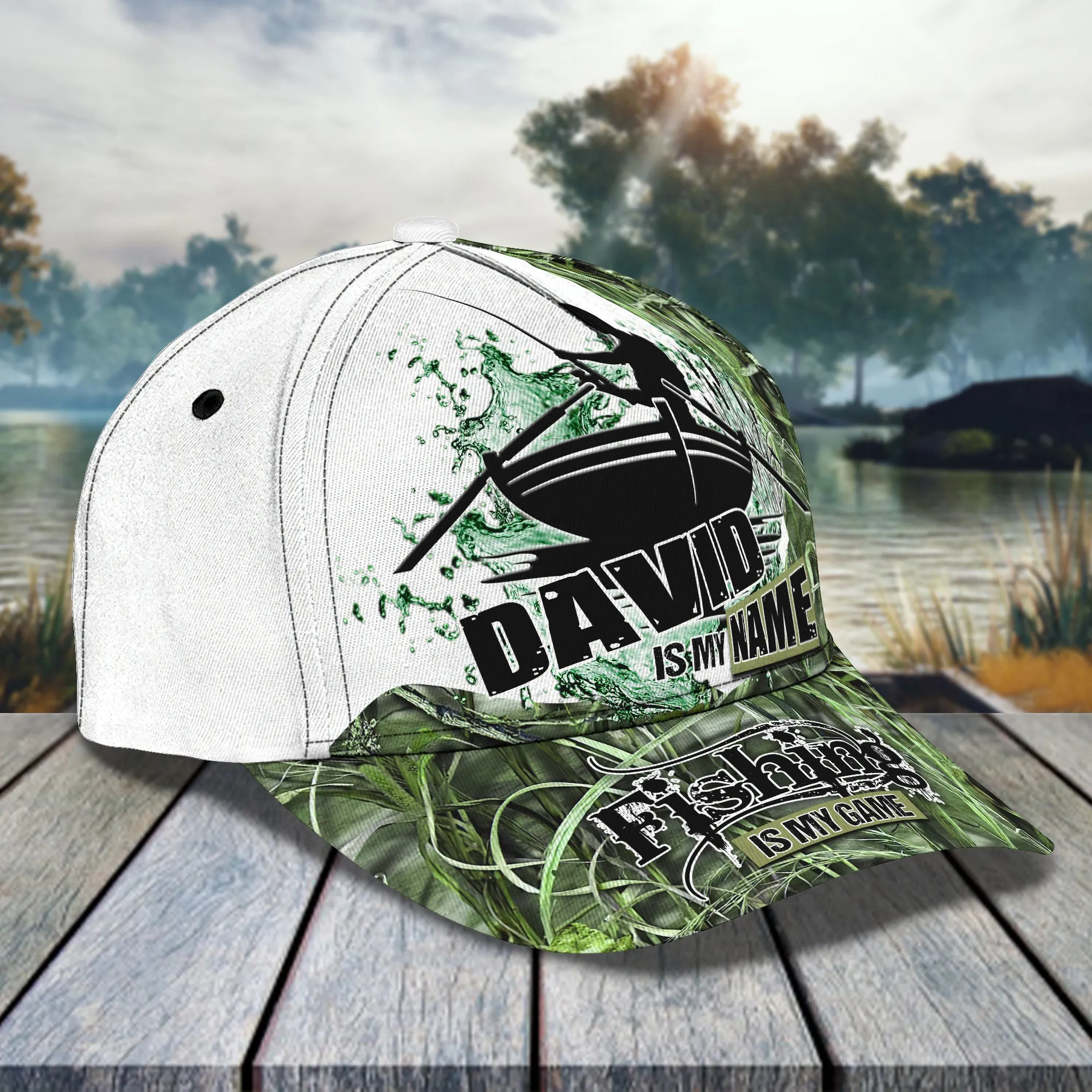 Fishing Is My Game - Personalized Name Cap - Co98
