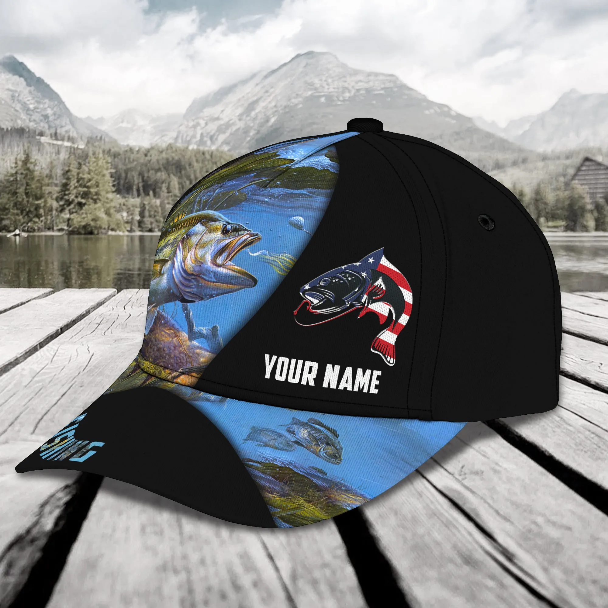 Fishing - Personalized Name Cap - Lta98- 48