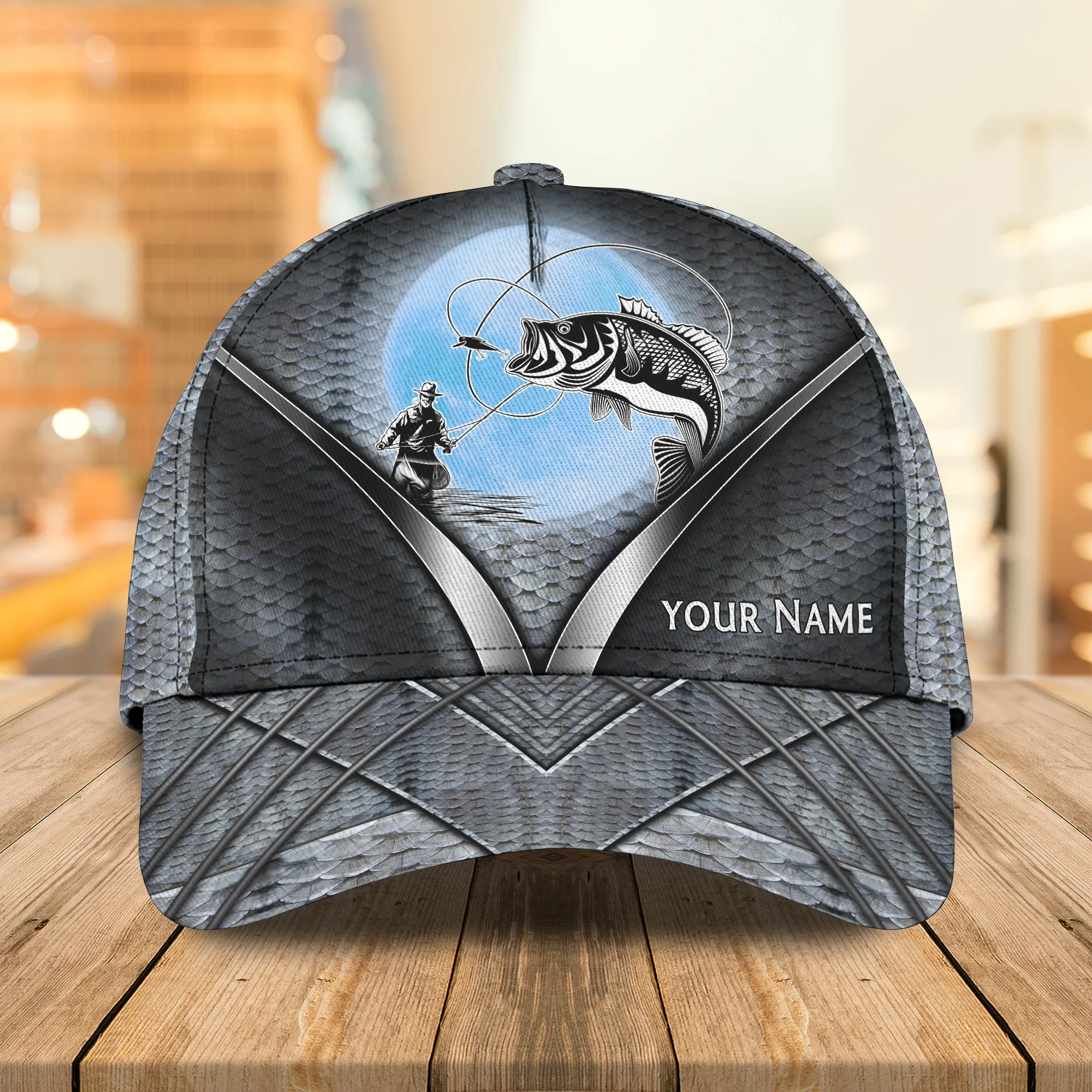 Fishing- Personalized Name Cap - tt99-93