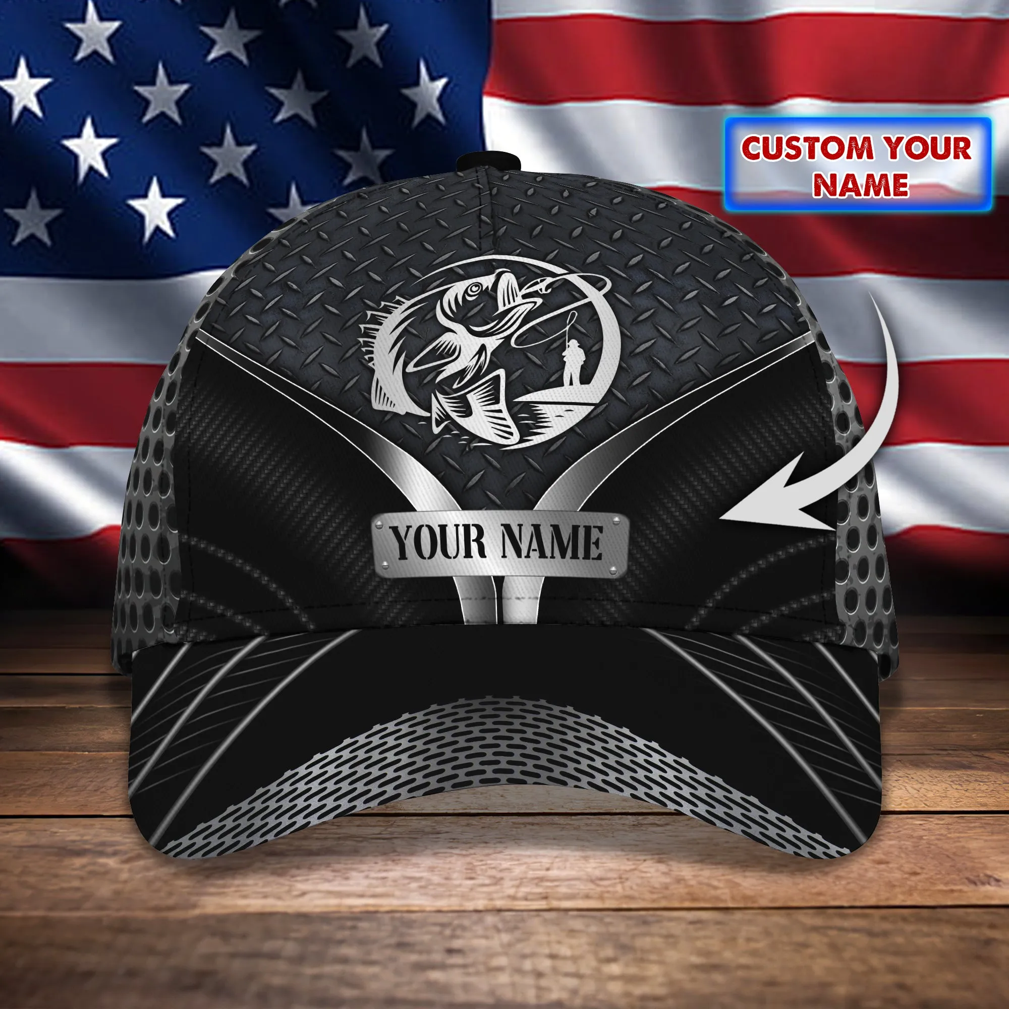 Fishing - Personalized Name Cap - Urt96