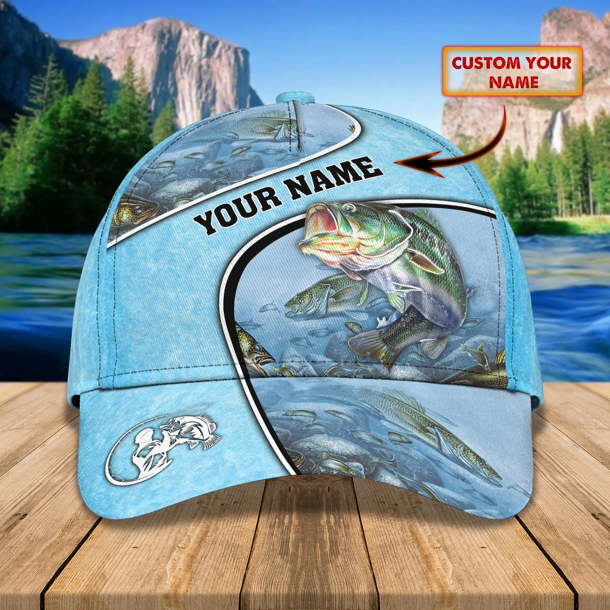 Fishing- Personalized Name Cap003 - ATM2K