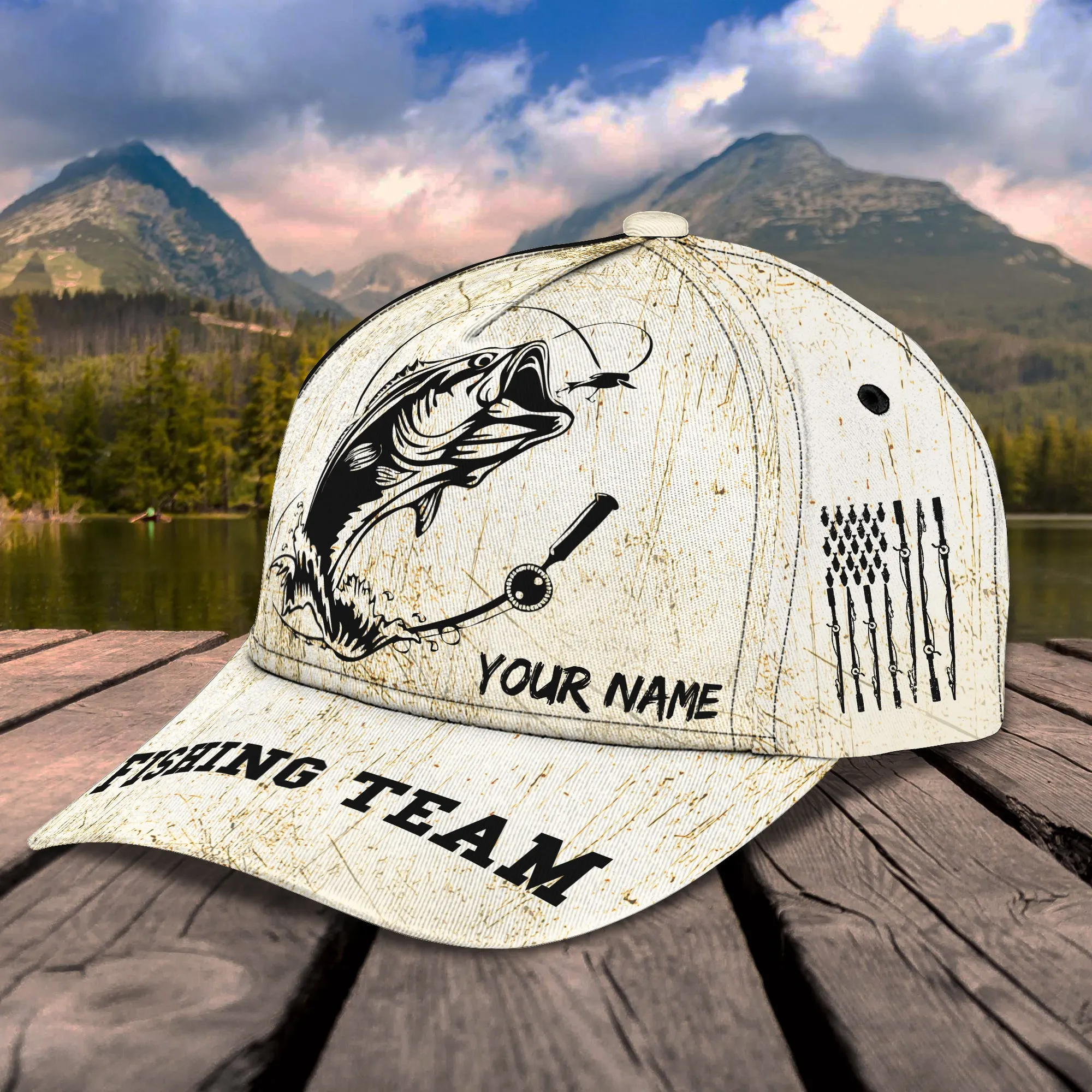 Fishing Team - Personalized Name Cap 23- Lta98