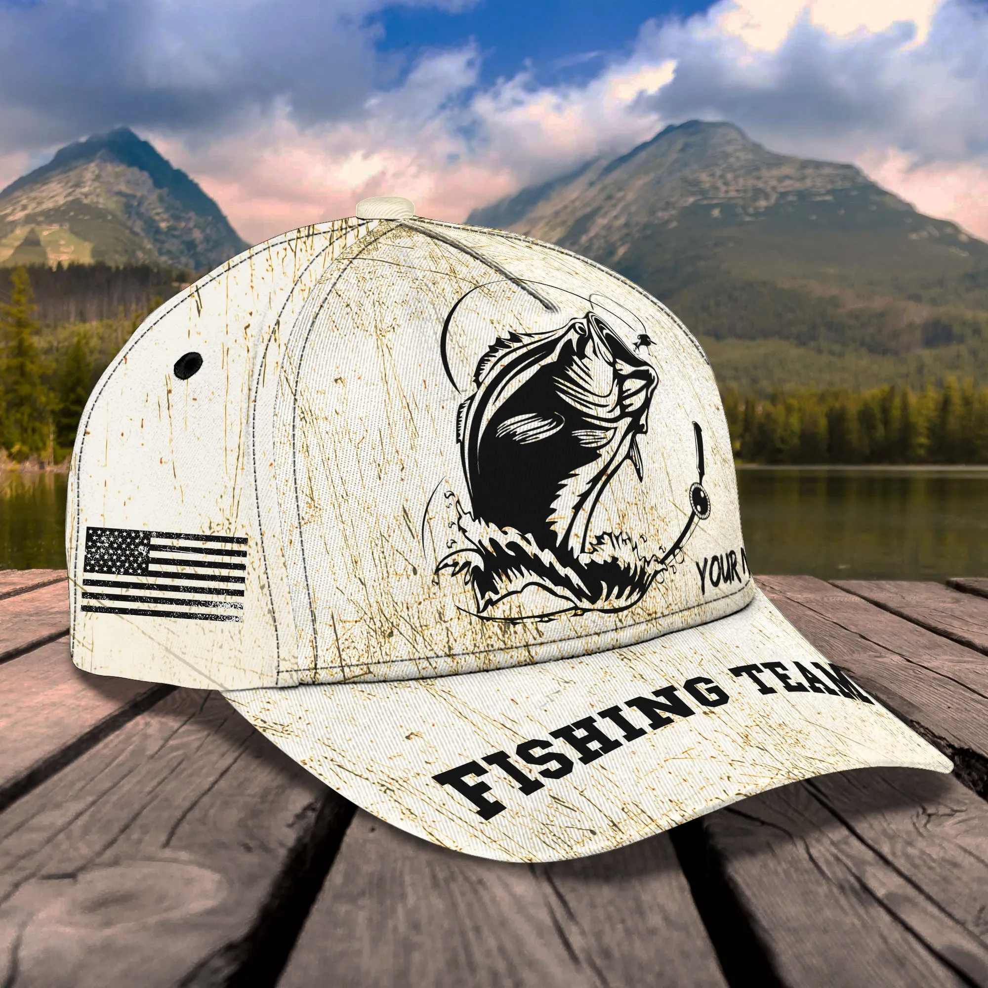 Fishing Team - Personalized Name Cap 23- Lta98