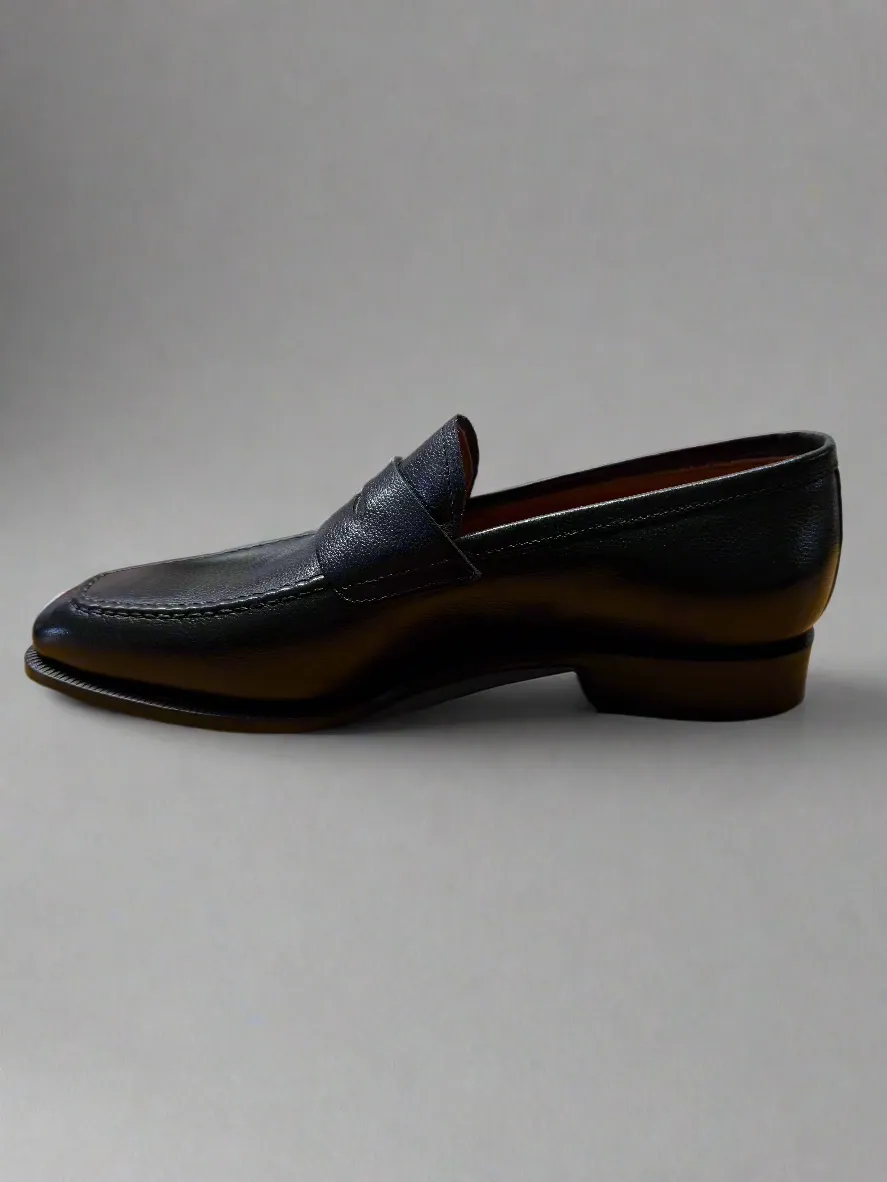 Flecs Lille Nero Italian Slip On Dress Shoe - A405