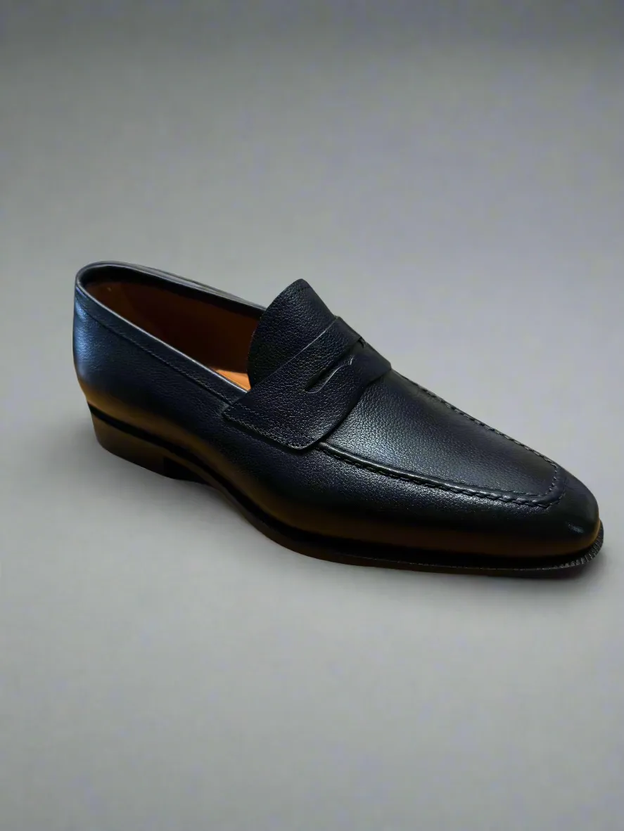 Flecs Lille Nero Italian Slip On Dress Shoe - A405