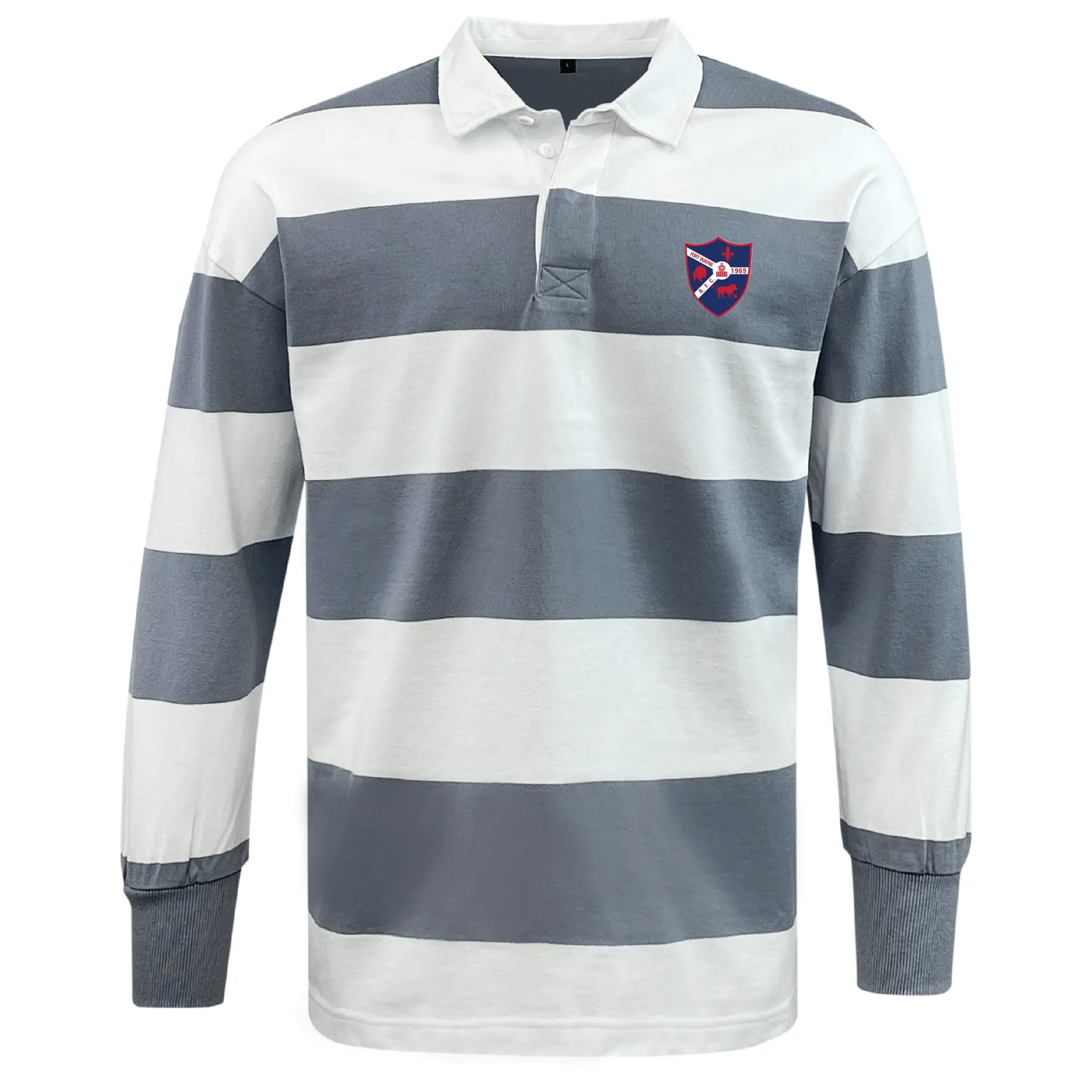 Fort Wayne Rugby Classic Long Sleeve Hooped Rugby Jersey