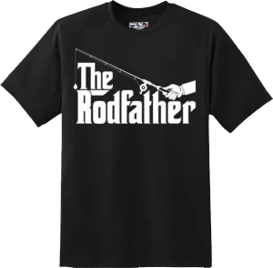 Funny The Rod Father Fishing T Shirt New Graphic Tee