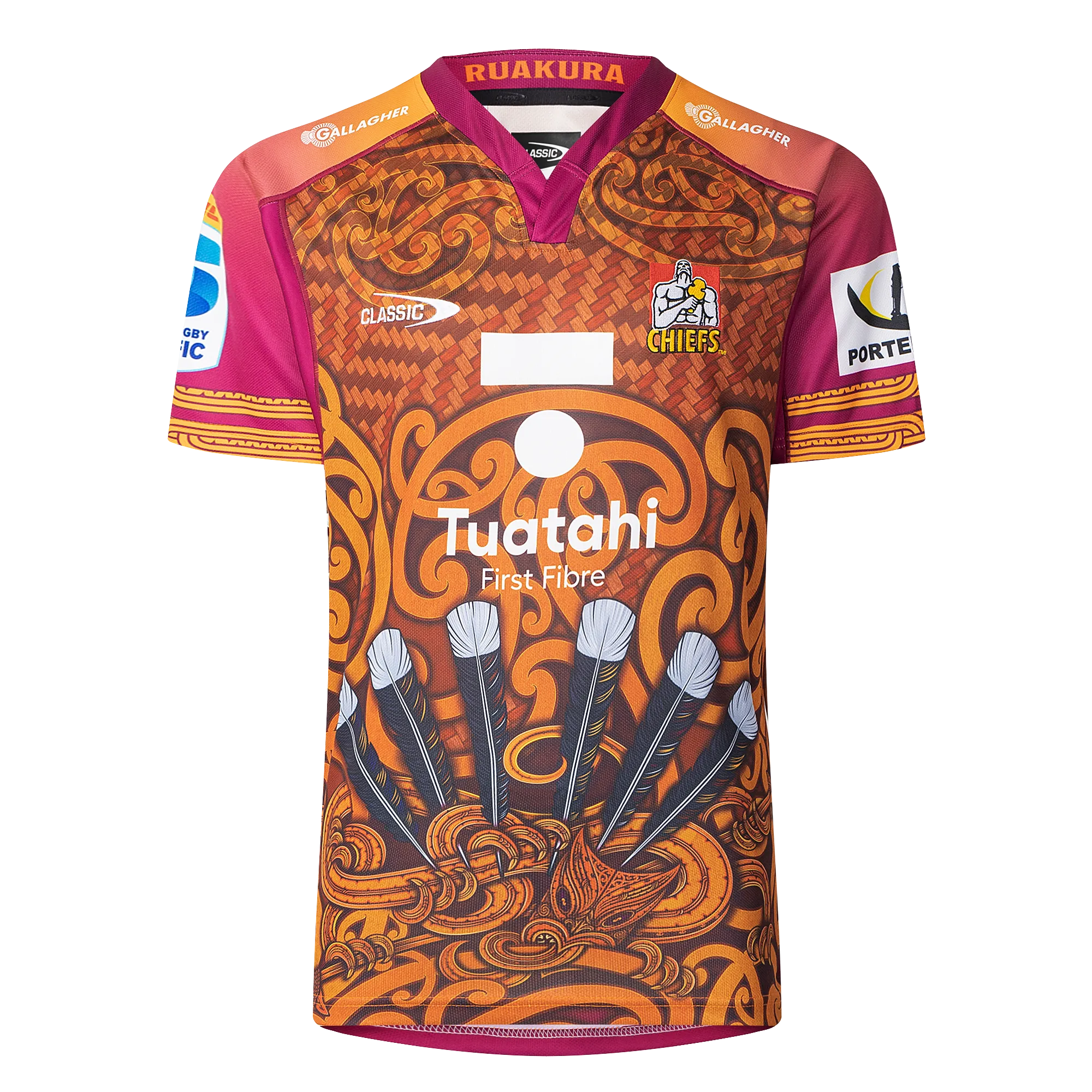 Gallagher Chiefs Super Rugby Replica Training Jersey 25/26 by Classic Sportswear
