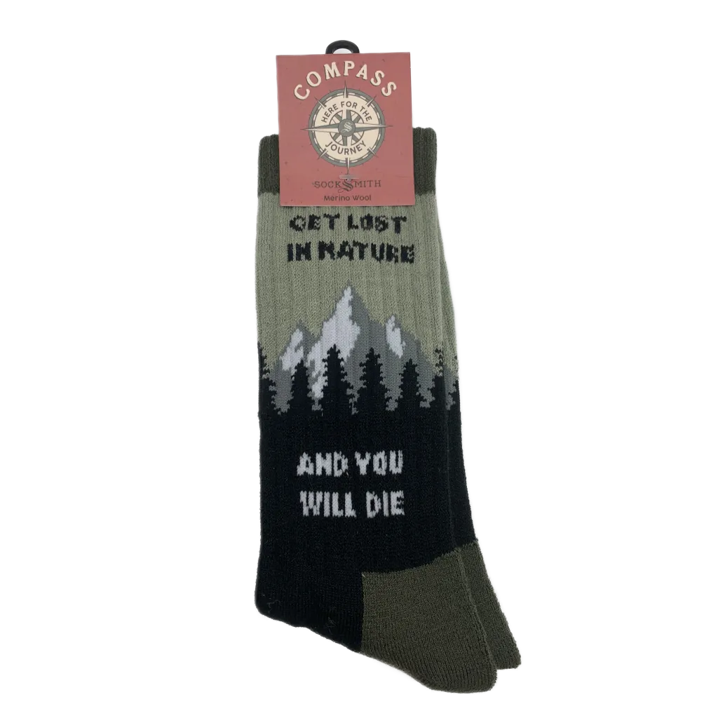 Get Lost in Nature Wool Socks