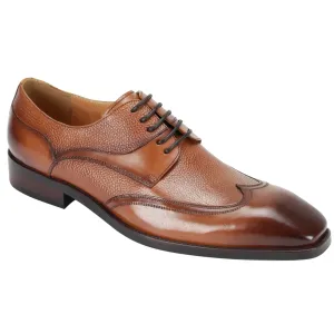 Giovanni 6842 Tan Wingtip Dress Shoes