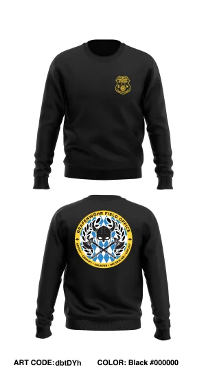 Grafenwohr Field Office Store 1 Core Men's Crewneck Performance Sweatshirt - dbtDYh