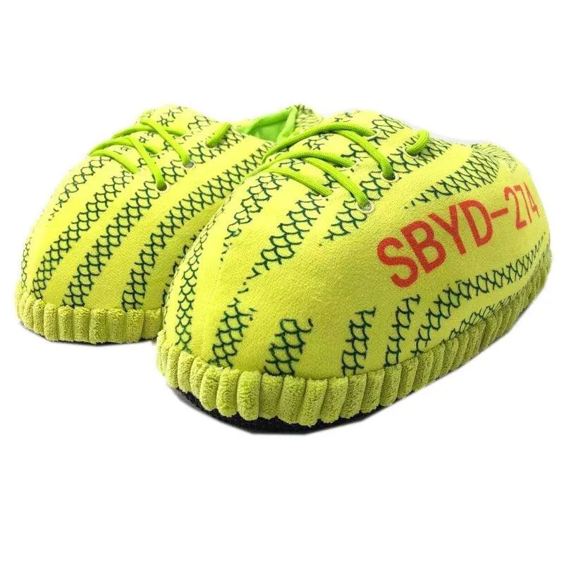 Green Unisex Home Sneakers – Comfortable Indoor Slippers