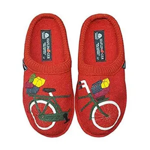 Haflinger Bicycle Women's Wool Slippers