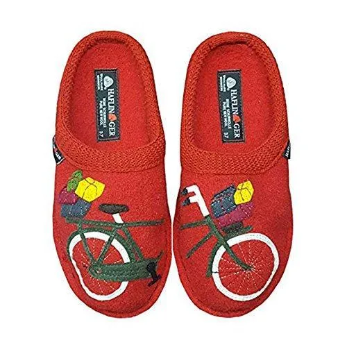 Haflinger Bicycle Women's Wool Slippers