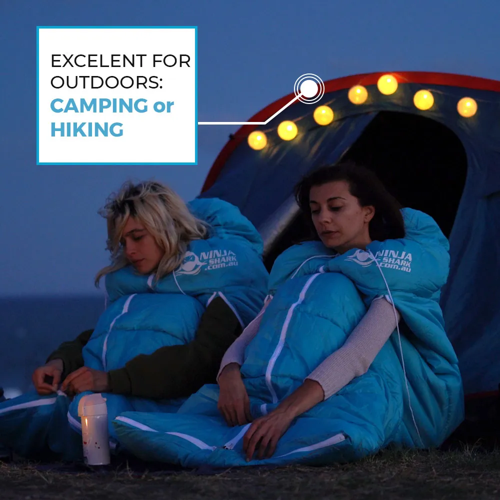Hand-Free Penguin Comfort Sleeping Bag for Camping and Outdoors