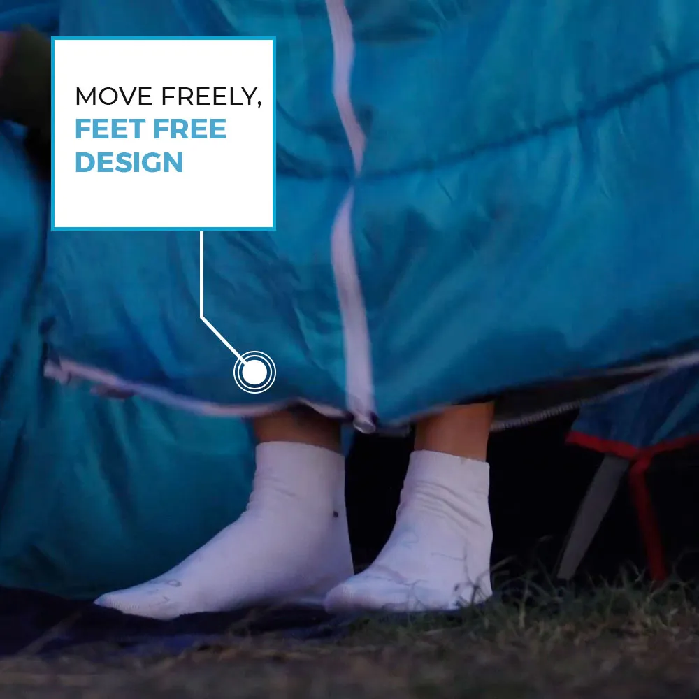 Hand-Free Penguin Comfort Sleeping Bag for Camping and Outdoors