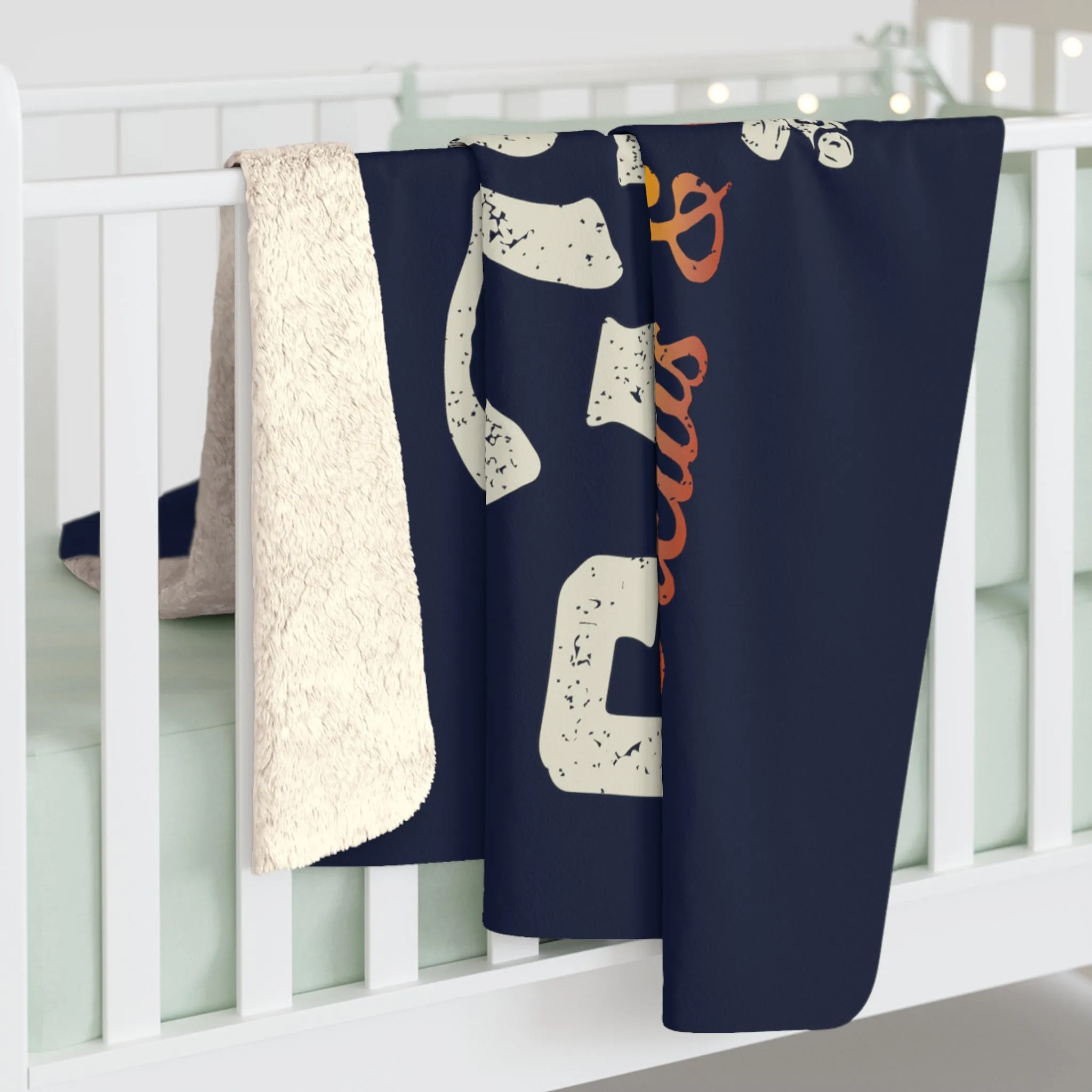 Happy Campah Sherpa Fleece Blanket