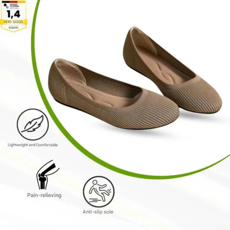 Hatmeo Braided Women's Comfortable Breathable Flat Shoes