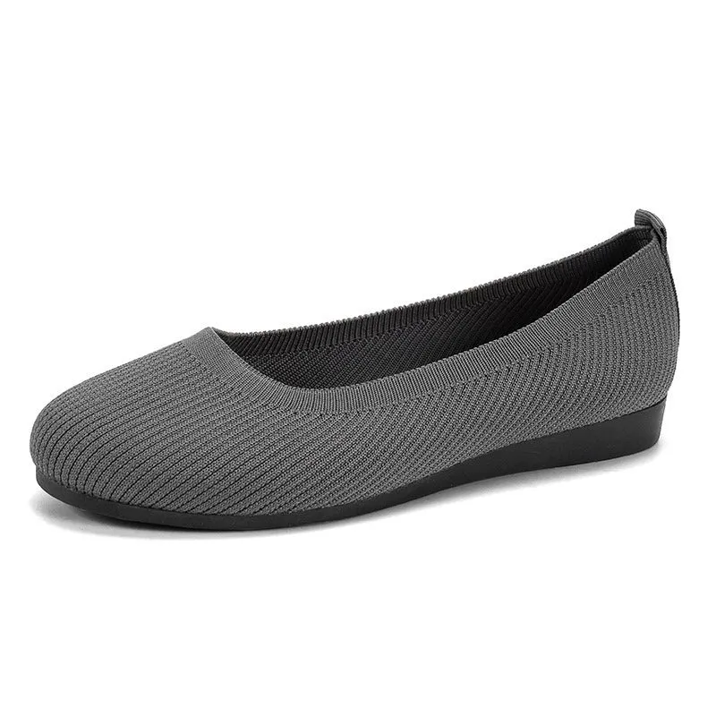 Hatmeo Braided Women's Comfortable Breathable Flat Shoes