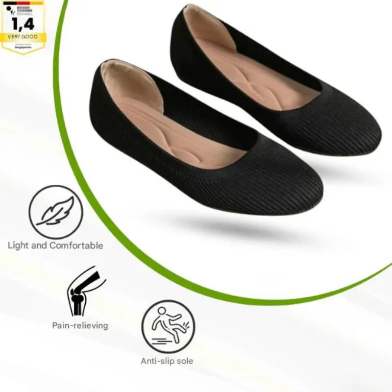 Hatmeo Braided Women's Comfortable Breathable Flat Shoes
