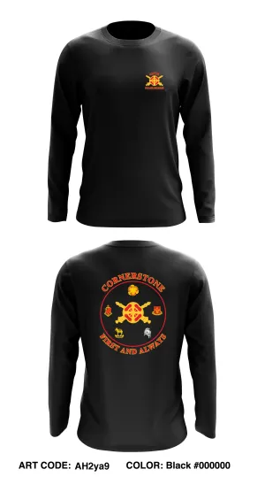 Headquarters and Headquarters Battery, 428th Field Artillery Brigade Core Men's LS Performance Tee - AH2ya9