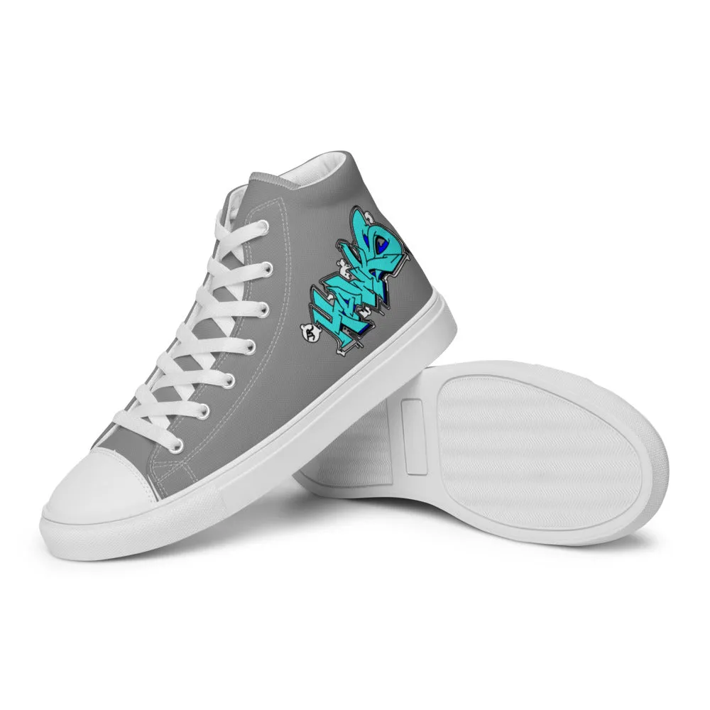 High Top Shoes ~ Jr Hawks Graffiti Canvas